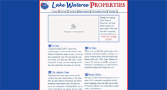Desktop Screenshot of lakewatereeproperties.com
